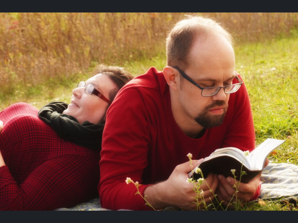 Shawn and I under a big Oak tree one of the places I search for God